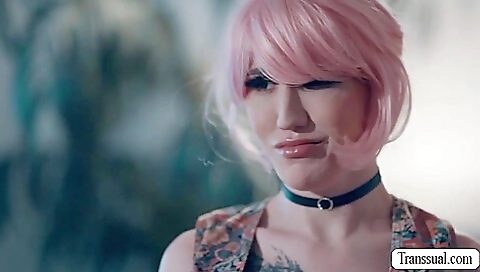 Stunning redhead stripper babe rides stepbrother hardcore