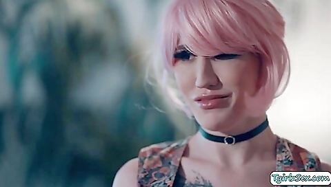 Redheaded brunette gets fucked in the ass hole 023