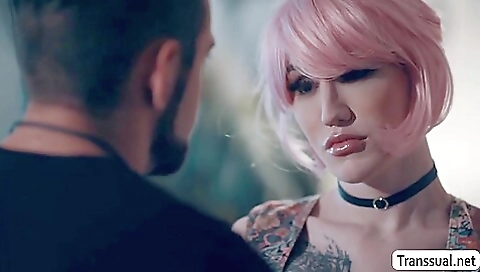 Red head babe with tattooed pussy gets it boned by her stepbro