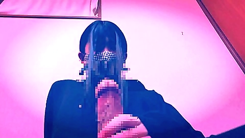 Asian girl with a nice face and a sexy body shows off her skills