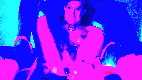 Brunette with large ass plays with her toy in her ass